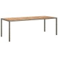 vidaXL 11-tlg. Garten-Essgruppe mit Kissen Grau Poly Rattan Akazie vidaXL 11-tlg. Garten-Essgruppe mit Kissen Grau Poly Rattan Akazie