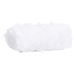 vidaXL Tarnnetz mit Aufbewahrungstasche 753x199 cm Weiß