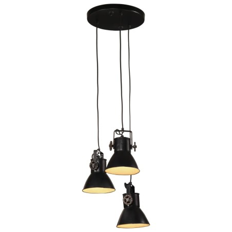 vidaXL Hängelampe 25 W Schwarz 30x30x100 cm E27