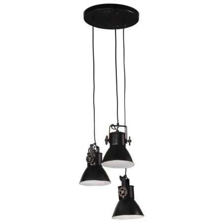 vidaXL Hängelampe 25 W Schwarz 30x30x100 cm E27