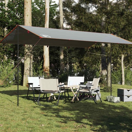 vidaXL Tarp Grau und Orange 500x294 cm Wasserdicht
