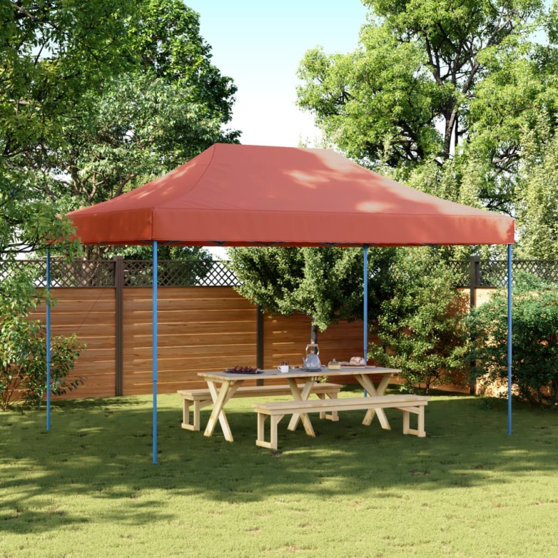 vidaXL Partyzelt Faltbar Pop-Up Terrakottarot 440x292x315 cm vidaXL Partyzelt Faltbar Pop-Up Terrakottarot 440x292x315 cm