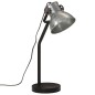 vidaXL Schreibtischlampe 25 W Vintage-Silber 17x17x60 cm E27 vidaXL Schreibtischlampe 25 W Vintage-Silber 17x17x60 cm E27
