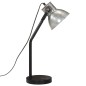 vidaXL Schreibtischlampe 25 W Vintage-Silber 17x17x60 cm E27 vidaXL Schreibtischlampe 25 W Vintage-Silber 17x17x60 cm E27