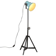 vidaXL Stehleuchte 25 W Blau 35x35x65/95 cm E27