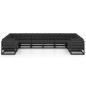 vidaXL 10-tlg. Garten-Lounge-Set mit Kissen Schwarz Massivholz Kiefer vidaXL 10-tlg. Garten-Lounge-Set mit Kissen Schwarz Massivholz Kiefer