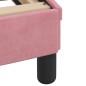 vidaXL Bett mit Matratze Rosa 120x200 cm Samt vidaXL Bett mit Matratze Rosa 120x200 cm Samt
