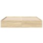 vidaXL Bettgestell Sonoma-Eiche 200x200 cm Holzwerkstoff vidaXL Bettgestell Sonoma-Eiche 200x200 cm Holzwerkstoff