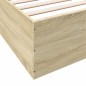 vidaXL Bettgestell Sonoma-Eiche 200x200 cm Holzwerkstoff vidaXL Bettgestell Sonoma-Eiche 200x200 cm Holzwerkstoff