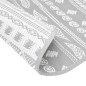 vidaXL Outdoor-Teppich Grau Ø200 cm PP vidaXL Outdoor-Teppich Grau Ø200 cm PP