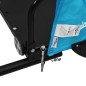 vidaXL Fahrradanhänger Blau und Schwarz Oxford-Gewebe & Eisen vidaXL Fahrradanhänger Blau und Schwarz Oxford-Gewebe & Eisen