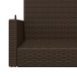 vidaXL Hängebank Braun 119x56x48 cm Poly Rattan vidaXL Hängebank Braun 119x56x48 cm Poly Rattan