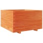 vidaXL Pflanzkübel Wachsbraun 80x80x49,5 cm Massivholz Kiefer vidaXL Pflanzkübel Wachsbraun 80x80x49,5 cm Massivholz Kiefer