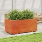 vidaXL Pflanzkübel Wachsbraun 110x60x49,5 cm Massivholz Kiefer vidaXL Pflanzkübel Wachsbraun 110x60x49,5 cm Massivholz Kiefer