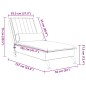 vidaXL Massage-Chaiselongue mit Nackenrolle Hellgrau Samt vidaXL Massage-Chaiselongue mit Nackenrolle Hellgrau Samt