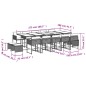 vidaXL 15-tlg. Garten-Essgruppe mit Kissen Beige Poly Rattan vidaXL 15-tlg. Garten-Essgruppe mit Kissen Beige Poly Rattan