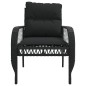 vidaXL 4-tlg. Garten-Sofagarnitur mit Kissen Schwarz Poly Rattan vidaXL 4-tlg. Garten-Sofagarnitur mit Kissen Schwarz Poly Rattan