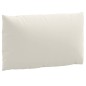 vidaXL Palettenkissen 3-tlg. Melange Creme Stoff vidaXL Palettenkissen 3-tlg. Melange Creme Stoff