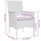 vidaXL 9-tlg. Garten-Essgruppe mit Kissen Schwarz Poly Rattan und Glas vidaXL 9-tlg. Garten-Essgruppe mit Kissen Schwarz Poly Rattan und Glas