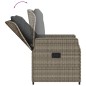 vidaXL 7-tlg. Garten-Essgruppe mit Kissen Grau Poly Rattan vidaXL 7-tlg. Garten-Essgruppe mit Kissen Grau Poly Rattan
