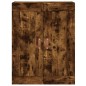 Highboard Räuchereiche 69,5x34x180 cm Holzwerkstoff Highboard Räuchereiche 69,5x34x180 cm Holzwerkstoff