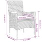 vidaXL 11-tlg. Garten-Essgruppe mit Kissen Schwarz Poly Rattan Glas vidaXL 11-tlg. Garten-Essgruppe mit Kissen Schwarz Poly Rattan Glas