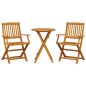 vidaXL 3-tlg. Bistro-Set Klappbar Massivholz Akazie vidaXL 3-tlg. Bistro-Set Klappbar Massivholz Akazie
