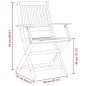 vidaXL 3-tlg. Bistro-Set Klappbar Massivholz Akazie vidaXL 3-tlg. Bistro-Set Klappbar Massivholz Akazie