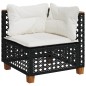 vidaXL 7-tlg. Garten-Sofagarnitur mit Kissen Schwarz Poly Rattan vidaXL 7-tlg. Garten-Sofagarnitur mit Kissen Schwarz Poly Rattan