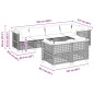 vidaXL 7-tlg. Garten-Sofagarnitur mit Kissen Schwarz Poly Rattan vidaXL 7-tlg. Garten-Sofagarnitur mit Kissen Schwarz Poly Rattan