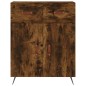 Highboard Räuchereiche 69,5x34x180 cm Holzwerkstoff Highboard Räuchereiche 69,5x34x180 cm Holzwerkstoff