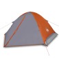 vidaXL Kuppel-Campingzelt 4 Personen Grau und Orange Wasserdicht vidaXL Kuppel-Campingzelt 4 Personen Grau und Orange Wasserdicht