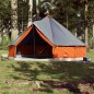 vidaXL Tipi-Familienzelt 12 Personen Grau und Orange Wasserdicht vidaXL Tipi-Familienzelt 12 Personen Grau und Orange Wasserdicht