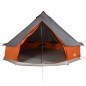 vidaXL Tipi-Familienzelt 12 Personen Grau und Orange Wasserdicht vidaXL Tipi-Familienzelt 12 Personen Grau und Orange Wasserdicht