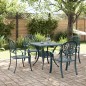 vidaXL 5-tlg. Garten-Essgruppe Grün Aluminiumguss vidaXL 5-tlg. Garten-Essgruppe Grün Aluminiumguss
