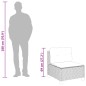 vidaXL 9-tlg. Garten-Sofagarnitur mit Kissen Grau Poly Rattan vidaXL 9-tlg. Garten-Sofagarnitur mit Kissen Grau Poly Rattan