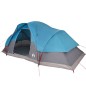 vidaXL Kuppel-Familienzelt 9 Personen Blau Wasserdicht vidaXL Kuppel-Familienzelt 9 Personen Blau Wasserdicht
