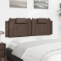 vidaXL Kopfteil-Kissen Braun 160 cm Kunstleder