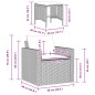 vidaXL 4-tlg. Garten-Sofagarnitur mit Kissen Beige Poly Rattan vidaXL 4-tlg. Garten-Sofagarnitur mit Kissen Beige Poly Rattan