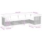 vidaXL 5-tlg. Garten-Sofagarnitur mit Kissen Schwarz Poly Rattan vidaXL 5-tlg. Garten-Sofagarnitur mit Kissen Schwarz Poly Rattan