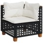 vidaXL 7-tlg. Garten-Sofagarnitur mit Kissen Schwarz Poly Rattan vidaXL 7-tlg. Garten-Sofagarnitur mit Kissen Schwarz Poly Rattan