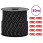 vidaXL Zeltleine Reflektierend mit Seilspannern 50 m 4 mm vidaXL Zeltleine Reflektierend mit Seilspannern 50 m 4 mm
