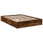 vidaXL Bettgestell mit Schubladen Räuchereiche 160x200cm Holzwerkstoff vidaXL Bettgestell mit Schubladen Räuchereiche 160x200cm Holzwerkstoff