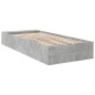 vidaXL Bettgestell Betongrau 90x200 cm Holzwerkstoff vidaXL Bettgestell Betongrau 90x200 cm Holzwerkstoff