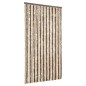 vidaXL Fliegenvorhang Dunkelbraun und Beige 100x220 cm Chenille vidaXL Fliegenvorhang Dunkelbraun und Beige 100x220 cm Chenille