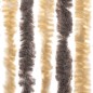 vidaXL Fliegenvorhang Dunkelbraun und Beige 100x220 cm Chenille vidaXL Fliegenvorhang Dunkelbraun und Beige 100x220 cm Chenille