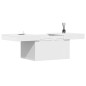 vidaXL Couchtisch Weiß 80x55x40 cm Holzwerkstoff vidaXL Couchtisch Weiß 80x55x40 cm Holzwerkstoff