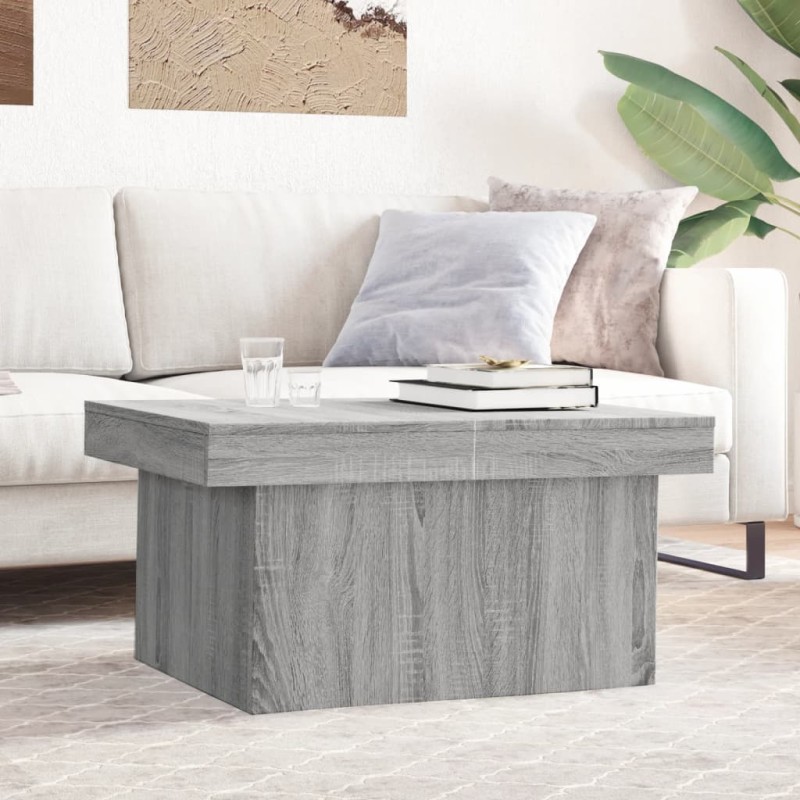 vidaXL Couchtisch Grau Sonoma 100x55x40 cm Holzwerkstoff vidaXL Couchtisch Grau Sonoma 100x55x40 cm Holzwerkstoff
