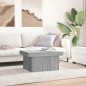 vidaXL Couchtisch Grau Sonoma 100x55x40 cm Holzwerkstoff vidaXL Couchtisch Grau Sonoma 100x55x40 cm Holzwerkstoff