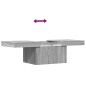 vidaXL Couchtisch Grau Sonoma 100x55x40 cm Holzwerkstoff vidaXL Couchtisch Grau Sonoma 100x55x40 cm Holzwerkstoff